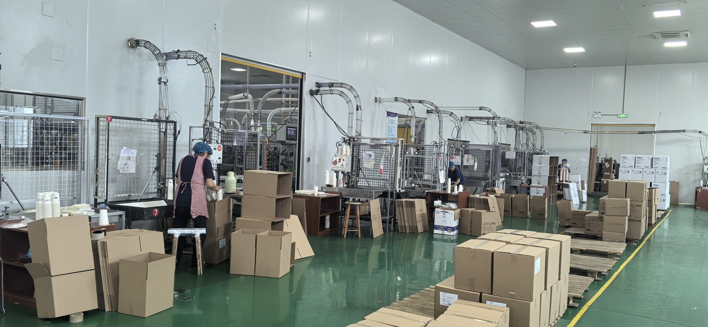 Packed cartons ready for shipment