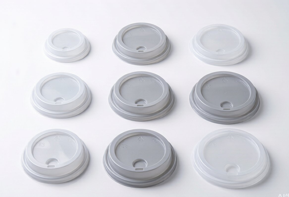 PS PP PET lids by diameter